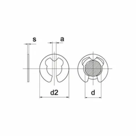* Global Garden Product 112001010/0 Clip Pour Tondeuse Et Tracteur Tondeuse Ggp / Stiga> Accessoire Pour Tondeuse Et Autoportée