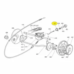 * Global Garden Product 122041957/1 Douille Pour Tige De Tension De Courroie Pour Tondeuse Castelgarden / Ggp / Stiga> Accessoire Pour Tondeuse Et Autoportée