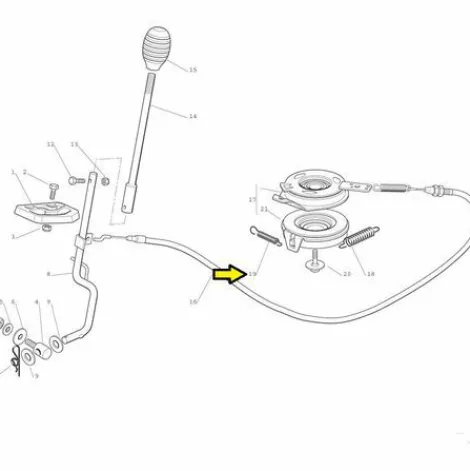 * Global Garden Product 122450110/0 Ressort D'Embrayage Pour Tondeuse Autoportee Castelgarden/Ggp> Accessoire Pour Tondeuse Et Autoportée