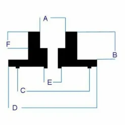* Global Garden Product 122465604/0 Support De Lame Pour Tondeuse Ggp / Castelgarden> Accessoire Pour Tondeuse Et Autoportée