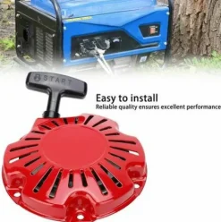 * Grid Cool Demarreur A Tirer, Pieces De Generateur Gx100 Pour Mecanicien, Outil De Remplacement De Tondeuse, Avec Une Durete Elevee, Solide Et Pas Facile A Casser><noscript><img width=