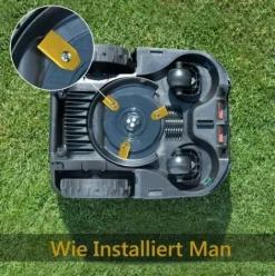 * Groofoo 45 X Lames De Couteau En Titane Pour Toutes Les Tondeuses Robotiques Husqvarn/Automower/ Yardforce/Gardena(3G-0.75Mm) Avec 45 Vis, Lames De Rechange Pour Modeles 105,310,315,320,420,430X,R40I><noscript><img width=