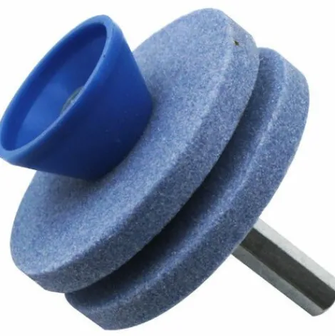 * Guazhunifr 2 Affuteurs De Lame De Tondeuse A Gazon Double Couche,Esistant A L'Usure Adapte A La Plupart Des Perceuses EÉlectriques Ou Perceuses A Main Professionnelle Accessoire Perceuse De Fichier Rotatif,Gu.B/Bon> Accessoire Pour Tondeuse Et Autoportée