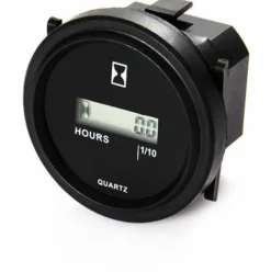 * Guazhunifr Gu.B/Bon Compteur Horaire Rond Lcd Compteur Horaire Quartz Ac86-230V Pour Chariot Fourche Chariot De Golf Bateau Tracteur Generateur Moteur Tondeuse> Accessoire Pour Tondeuse Et Autoportée