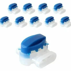 * Hklffja 10 Pieces Connecteurs Cable, Borne Connecteur Cable, Connecteur Etanche, Connecteur Fil A Sertir A 3 Trous Connecteur De Tondeuse Rempli De Gel, Pour Les Tondeuses A Gazon Robotisees> Accessoire Pour Tondeuse Et Autoportée