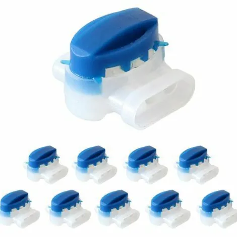 * Hklffja Connecteur De Cable 10X Connecteurs Pour Cable Peripherique, Kit De Reparation Pour Cables De Tondeuse Robot, Serre-Cable, Pour Raccorder Les Extremites De Cabl> Accessoire Pour Tondeuse Et Autoportée