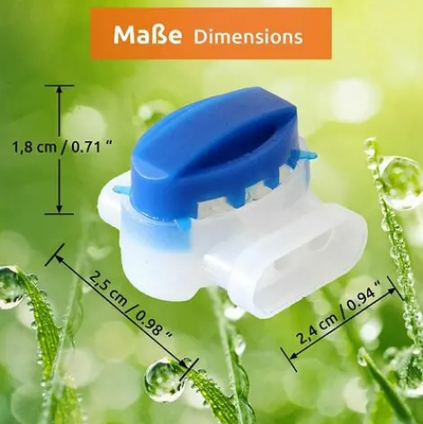 * Hklffja Connecteur De Cable 10X Connecteurs Pour Cable Peripherique, Kit De Reparation Pour Cables De Tondeuse Robot, Serre-Cable, Pour Raccorder Les Extremites De Cabl> Accessoire Pour Tondeuse Et Autoportée