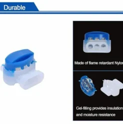 * Hklffja Connecteurs De Cable Remplis Des Resines Pour Jardin & Exterieur Et Tondeuse Robot,50 Pieces><noscript><img width=