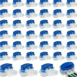 * Hklffja Connecteurs De Cable Remplis Des Resines, 40 Pieces Connecteurs De Cable Robot Tondeuse Remplis Etanche 3 Trous Fils EÉlectrique Sertis Gel Resine Pour Tondeuses A Gazon Robotiques Automower.> Accessoire Pour Tondeuse Et Autoportée
