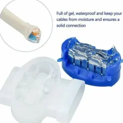 * Hklffja Connecteurs De Cable,Set De Connecteurs De Cables,Lot De 40 Connecteurs De Cable Remplis Des Resines,Etanches,Surs,Denudage Inutile,Pour Robot Tondeuse Jardin Exterieur Et Voiture><noscript><img width=