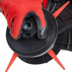 * Hklffja Lames De Tondeuse A Gazon 100 Pieces Lames De Tondeuse En Plastique Accessoires De Jardin Lames De Coupe Lames De Rechange Pour Tondeuse A Gazon Lame De Coupe-Herbe Outils (Rouge)><noscript><img width=