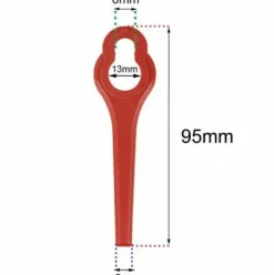 * Hklffja Lot De 100 Lames De Rechange En Plastique Pour Ferrex/Aldi Far 20-1 97699 2002706 Fe220><noscript><img width=