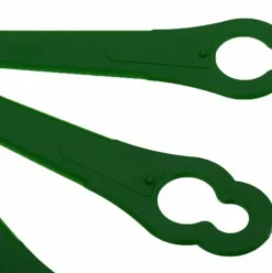 * Hklffja Lot De 120 Lames De Rechange Pour Tondeuse A Gazon, Lame De Rechange En Plastique Pour Tondeuse A Gazon, Lames De Coupe Pour Tondeuse A Gazon, Lames De Rechange En Plastique(Vert)><noscript><img width=