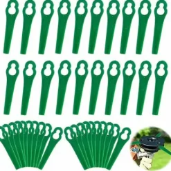 * Hklffja 120Pcs Lames En Plastique De Rechange Pour Coupe Bordure Lame De Tondeuse A Gazon Lames Pour Debroussailleuse Sans Fil Lames De Coupe De Remplacement Pour Jardin Pelouse (Vert)> Accessoire Pour Tondeuse Et Autoportée