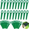 * Hklffja 120Pcs Lames En Plastique De Rechange Pour Coupe Bordure Lame De Tondeuse A Gazon Lames Pour Debroussailleuse Sans Fil Lames De Coupe De Remplacement Pour Jardin Pelouse (Vert)> Accessoire Pour Tondeuse Et Autoportée