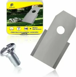 * Kaejyiut 30X Lames De Rechange En Acier Inoxydable Compatible Avec Husqvarna Gardena Mcculloch Rob Flymo Yardforce Matrix Grizzly Brast Comprend Des Vis> Accessoire Pour Tondeuse Et Autoportée
