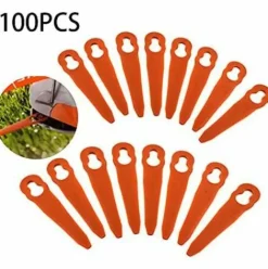 * Langray 100 Pieces Accessoires De Lames En Plastique De Remplacement Pour Stihl Polycut 2-2 Fsa 45 Tondeuse A Gazon Coupe-Herbe> Accessoire Pour Tondeuse Et Autoportée