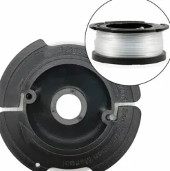 * Langray 6 Pieces De Bobines De Fil Pour Coupe-Bordures Black Et Decker Trimmer (Lignes En Nylon De 9,1 M De Longueur ?1,65 Mm Avec Couvercle De Bobine Et Ressort)><noscript><img width=