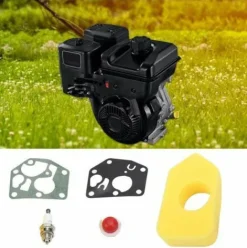 * Langray Filtre A Air Coton Set Pieces De Rechange Pour Tondeuse A Gazon 1 Filtre A Air 1 Bougie D'Allumage 2 Entretoises 1 Ampoule D'Amorcage Pour Kit D'Entretien Briggs & Stratton 3.5Hp Et 3,75Hp><noscript><img width=