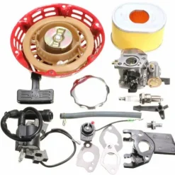 * Lbtn Pour Honda Gx160 Gx200 5.5Hp Kit Moteur Carburateur Recoil Bobine D'Allumage Bougie D'Allumage Filtre A Air> Accessoire Pour Tondeuse Et Autoportée