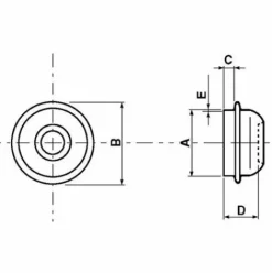 * Lem Select Cache Moyeu O 52 (Lot De 2)> Accessoire Pour Tondeuse Et Autoportée