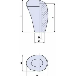* Lem Select Pommeau Pvc A Inserer O 10 L 78> Accessoire Pour Tondeuse Et Autoportée