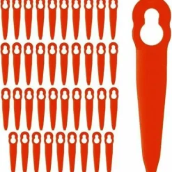 * L'Flaneur 40 Pieces Accessoires De Lames En Plastique De Remplacement Pour Stihl Polycut 2-2 Fsa 45 Tondeuse A Gazon Coupe-Herbe Aneur> Accessoire Pour Tondeuse Et Autoportée