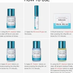 * Lifcausal Kit De Levage Semi-Permanent Des Sourcils Kit De Stratification Des Sourcils Styling Reglage Permanent Curling Brow Laminationet Salon De Beaute Et Maison> Tondeuse À Batterie