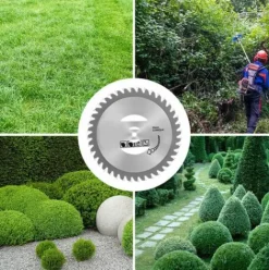 * Lifcausal Lames De Debroussailleuse En Alliage D'Acier Au Manganese Compatibles Avec Le Debroussailleuse Weed Wacker, 6 Pouces Argent 1Pc><noscript><img width=