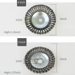 * Lifcausal Tete De Coupe Debroussailleuse Tete De Tondeuse A Gazon D'Exterieur Tete De Rasoir En Fil D'Acier Accessoires De Tete De Coupe Outil De Mangeur D'Herbe Remplacement Extra Resistant Pour Meuleuses D'Angle De Peinture Antirouille> Accessoire Pour Tondeuse Et Autoportée