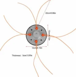* Lifcausal Tete De Fixation Universelle Pour Debroussailleuse Charge Facile Pour Debroussailleuse Weed Eater Whipper><noscript><img width=