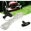 * Litzee Cordon De Traction Pour Tondeuse A Gazon, 6 Pcs Cordes De Demarrage De 1.5M Rechange Accessoires De Tondeuse Corde De Demarrage A Rappel Avec Poignee Pour Tondeuse A Gazon Tronconneuse A Chaine> Accessoire Pour Tondeuse Et Autoportée