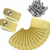 * Litzee Lot De 45 Lames En Titane Pour Tondeuse Robot Husqvarna Automower, Gardena, Yardforce (3 G 0,75 Mm) + 45 Vis> Accessoire Pour Tondeuse Et Autoportée