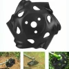 * Litzee Tete De Debroussailleuse A Bordure Ronde En Acier Carbone Noir Pour Tondeuse A Gazon Accessoire Pour Jardin, Pelouse, Ferme> Accessoire Pour Tondeuse Et Autoportée