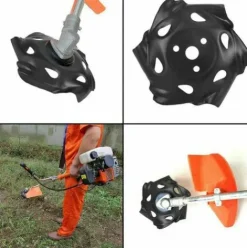 * Litzee Tete De Debroussailleuse A Bordure Ronde En Acier Carbone Noir Pour Tondeuse A Gazon Accessoire Pour Jardin, Pelouse, Ferme><noscript><img width=