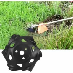 * Litzee Tete De Debroussailleuse A Bordure Ronde En Acier Carbone Noir Pour Tondeuse A Gazon Accessoire Pour Jardin, Pelouse, Ferme><noscript><img width=