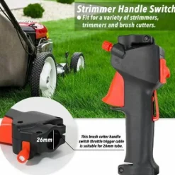 * Longziming Pieces De Tondeuse A Gazon Interrupteurs Trimmer Debroussailleuse Poignee Commutateur Poignee D'Accelerateur Accessoires De Cable><noscript><img width=