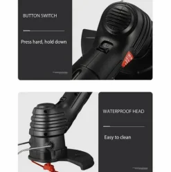 * Naxunnn Tondeuse A Gazon EÉlectrique Sans Fil Avec Batterie Portable Et Extensible Sans Fil Pour Terrasse, Jardin><noscript><img width=