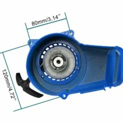 * Osqi Alliage Start Pull Starter 2 Temps De Remplacement Pour Moto Atv Utv Quad Pit Dirt Bike Buggy Go Kart 49 Cc 47 Cc Dirt Pocket Bike Mini Atv Bleu><noscript><img width=