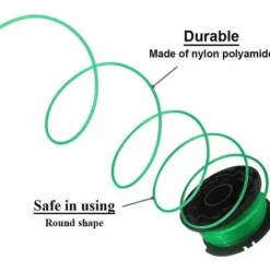 * Osqi A6486-Xj Compatible Avec Les Tondeuses A Gazon Black & Decker, Bobine De Tondeuse A Gazon D'Une Epaisseur De Ligne De 2 Mm Et D'Une Longueur De 6 M Pour Debroussailleuses Gl8033 / Gl9035 / Gl7033, A6486> Accessoire Pour Tondeuse Et Autoportée