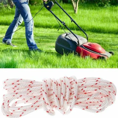* Osqi Corde De Demarrage De 3 M X 3,5 Mm Pour Tondeuse A Gazon Avec Tronconneuse.> Accessoire Pour Tondeuse Et Autoportée