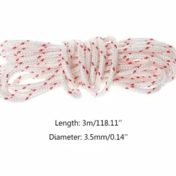 * Osqi Corde De Demarrage De 3 M X 3,5 Mm Pour Tondeuse A Gazon Avec Tronconneuse.><noscript><img width=