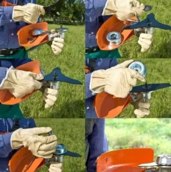 * Osqi Kit D'Adaptateur De Lame De Machine De Jardinage Pour Tondeuse A Gazon Pour Debroussailleuse Stihl><noscript><img width=