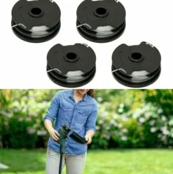 * Osqi Lot De 4 Bobines De Rechange Pour Debroussailleuse Sans Fil Parkside Prta 20-Li C3 Ian351753><noscript><img width=