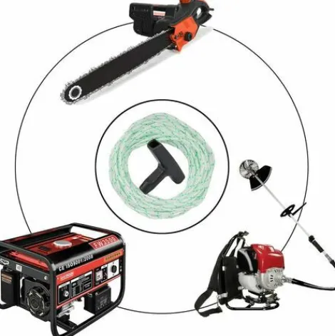 * Osqi Lot De 2 Cordes De Demarrage De 10 M (Diametre : 3 Mm), Corde De Traction Avec 2 Poignees De Demarrage Pour Tondeuse A Gazon Husqvarna Stihl Poulan Vert> Accessoire Pour Tondeuse Et Autoportée