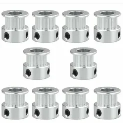* Osqi Lot De 10 Poulies Synchrones Gt2 Avec 20 Dents D'Imprimante 3D, Alesage 5 Mm, Largeur 6 Mm> Accessoire Pour Tondeuse Et Autoportée