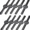 * Osqi Tetes De Lame De Coupe-Herbe De Rechange Lames De Debroussailleuse Pour Tondeuse A Gazon Tetes De Lame Desherbant(Lame En Plastique X 10)> Accessoire Pour Tondeuse Et Autoportée