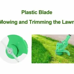 * Osqi Tetes De Lame De Coupe-Herbe De Rechange Lames De Debroussailleuse Pour Tondeuse A Gazon Tetes De Lame Desherbant(Lame En Plastique X 10)><noscript><img width=