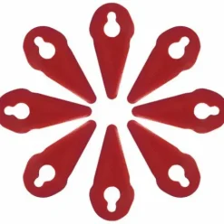 * Oylda 50Pcs Lame De Coupe En Plastique Pour Tondeuse A Gazon Compatible Avec La Debroussailleuse, Rouge> Accessoire Pour Tondeuse Et Autoportée