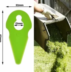 * Oylda 50Pcs Lame De Coupe En Plastique Pour Tondeuse A Gazon Compatible Avec La Debroussailleuse, Rouge> Accessoire Pour Tondeuse Et Autoportée